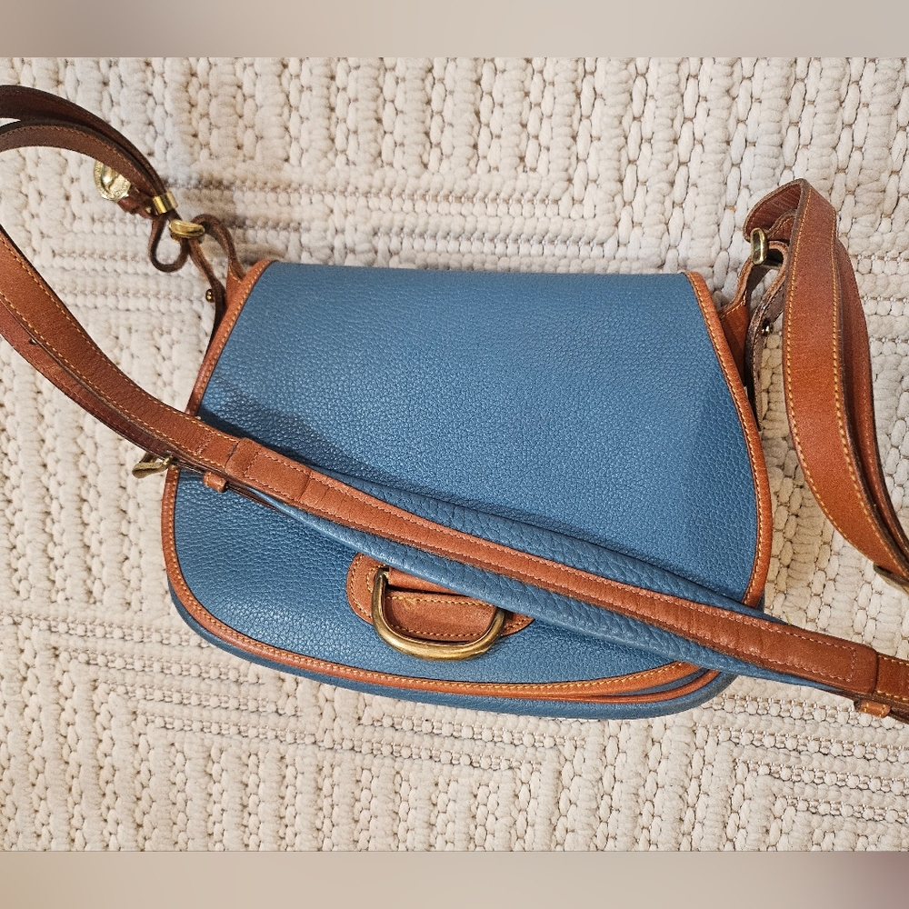 Vintage Dooney & Bourke Large Horshoe Blue - Picture 6 of 15